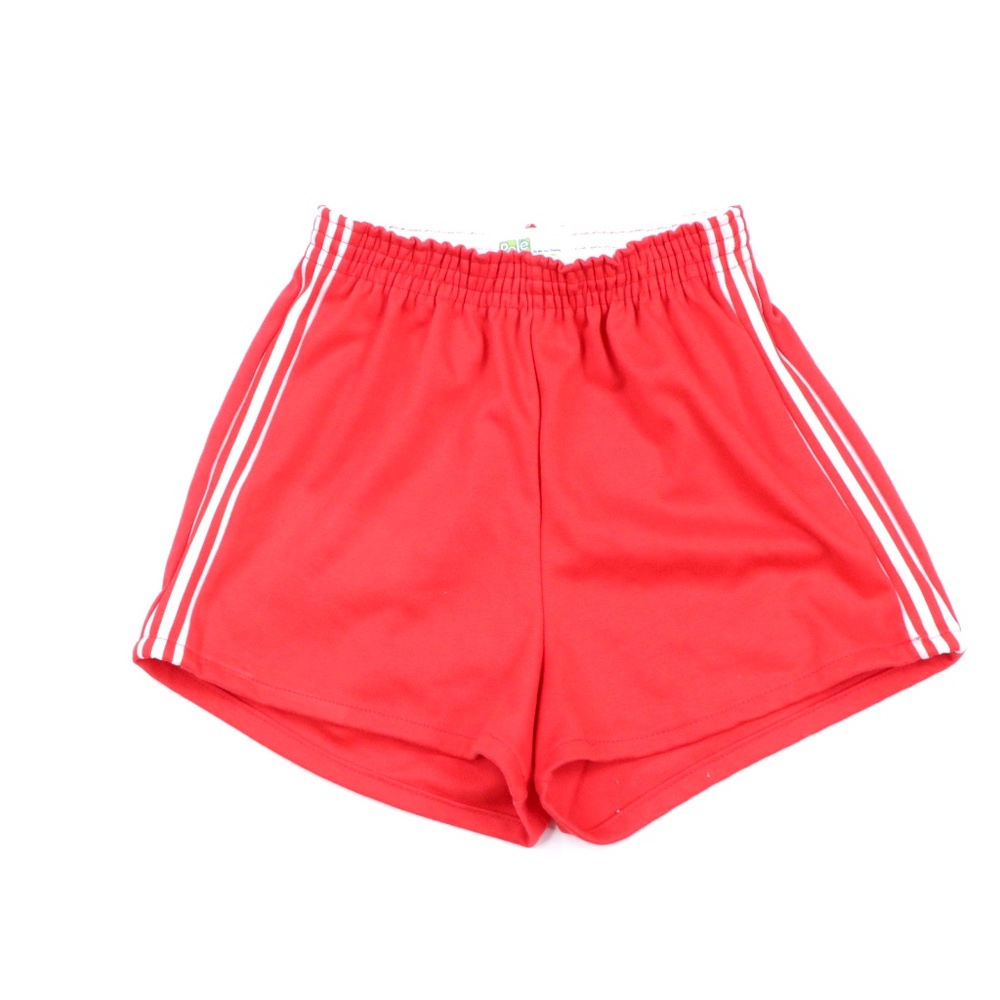 NOS 70s Pele Cotton Blend Soccer Shorts Red Mens S